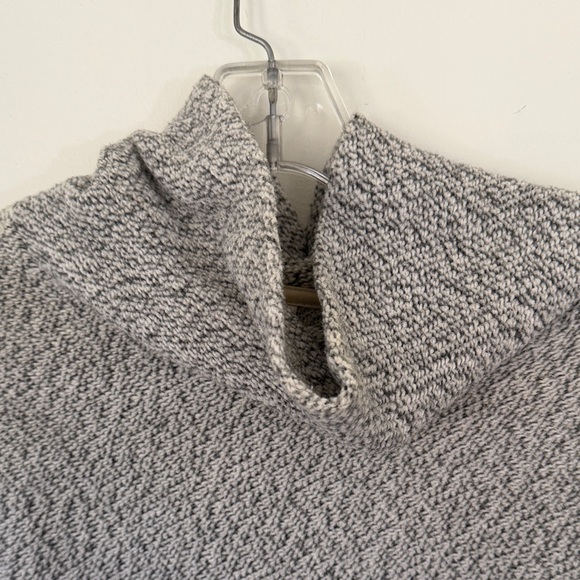 Cozy Women's Gray Mock Neck Sweater - Picture 4 of 4